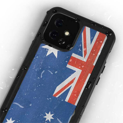 Australia Flag Distressed iPhone 12 Mini Waterproof Case